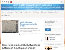 Tablet Screenshot of lahetystyo.com